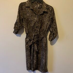 Tacera Animal print dress 006